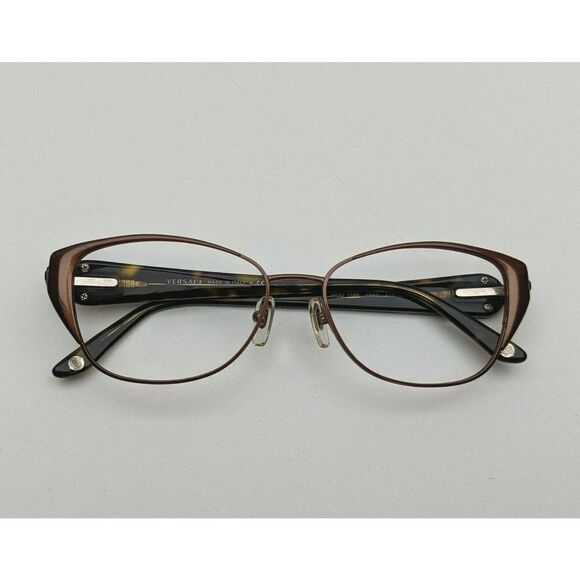 🕶️Versace Mod. 1196 1045 Eyeglasses 51/15 135 /TC502🕶️​ - Picture 1 of 7